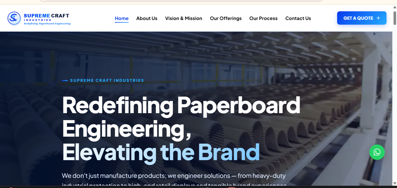 Modernizing a B2B Manufacturing Leader's Digital Presence & Product Showcase